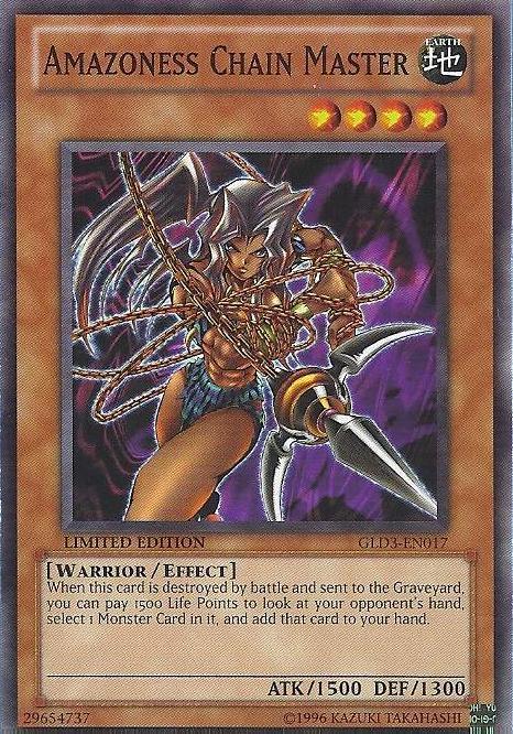 Amazoness Chain Master [GLD3-EN017] Common - Josh's Cards