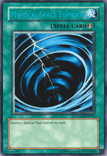 Mystical Space Typhoon (Blue) [DL09-EN014] Rare - Josh's Cards