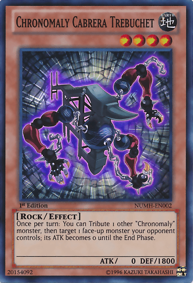 Chronomaly Cabrera Trebuchet [NUMH-EN002] Super Rare - Josh's Cards