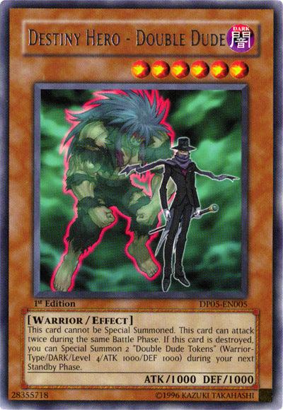 Destiny Hero - Double Dude [DP05-EN005] Rare - Josh's Cards