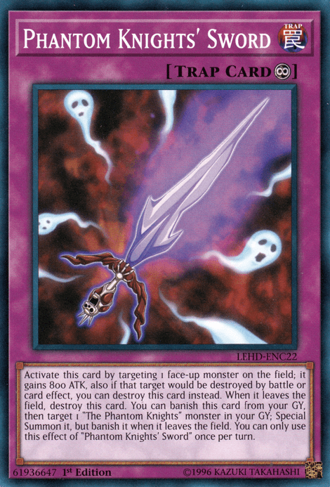 Phantom Knights' Sword [LEHD-ENC22] Common - Josh's Cards