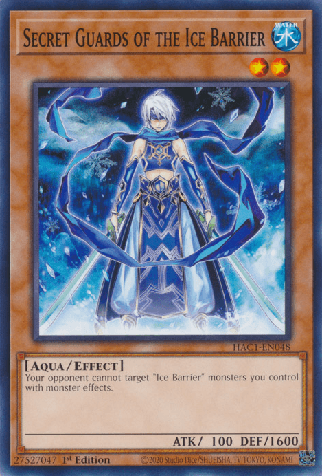 Secret Guards of the Ice Barrier [HAC1-EN048] Common - Josh's Cards