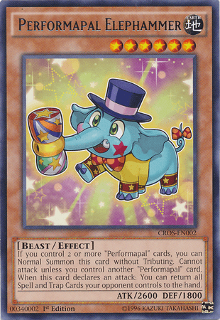 Performapal Elephammer [CROS-EN002] Rare - Josh's Cards