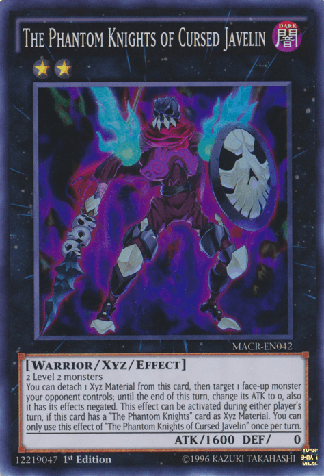 The Phantom Knights of Cursed Javelin [MACR-EN042] Super Rare - Josh's Cards