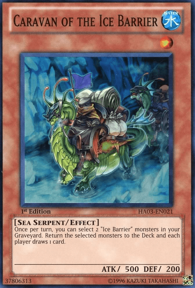 Caravan of the Ice Barrier [HA03-EN021] Super Rare - Josh's Cards