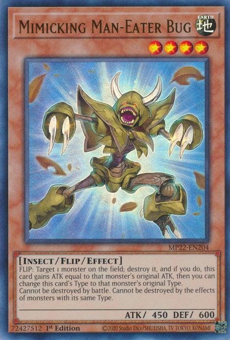 Mimicking Man-Eater Bug [MP22-EN204] Ultra Rare - Josh's Cards