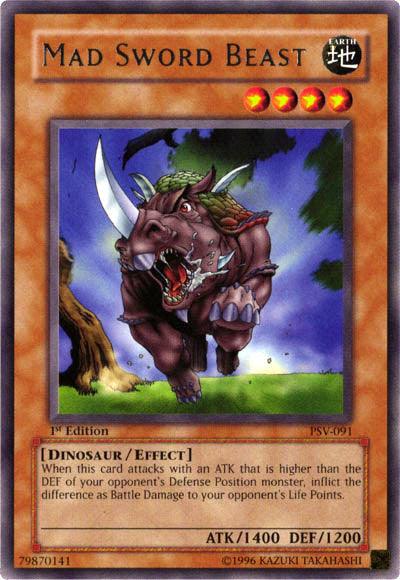 Mad Sword Beast [PSV-091] Rare - Josh's Cards
