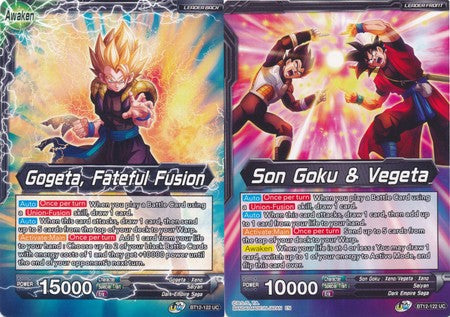 Son Goku & Vegeta // Gogeta, Fateful Fusion (BT12-122) [Vicious Rejuvenation] Parallel Foil