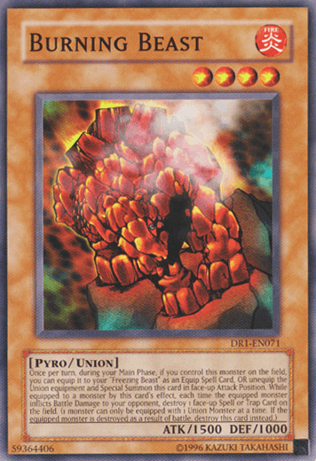 Burning Beast [DR1-EN071] Common - Josh's Cards