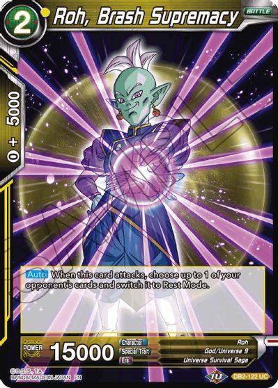 Roh, Brash Supremacy (Reprint) (DB2-122) [Battle Evolution Booster] Parallel Foil
