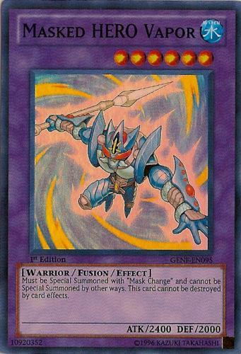 Masked Hero Vapor [GENF-EN095] Super Rare - Josh's Cards