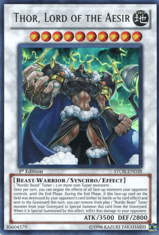 Thor, Lord of the Aesir [STOR-EN038] Ultra Rare - Josh's Cards