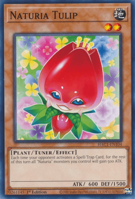 Naturia Tulip [HAC1-EN104] Common - Josh's Cards