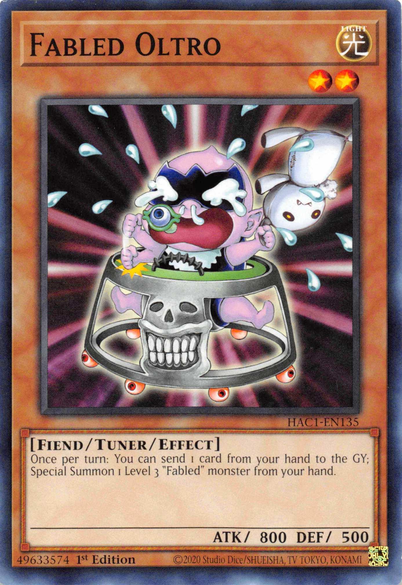 Fabled Oltro [HAC1-EN135] Common - Josh's Cards