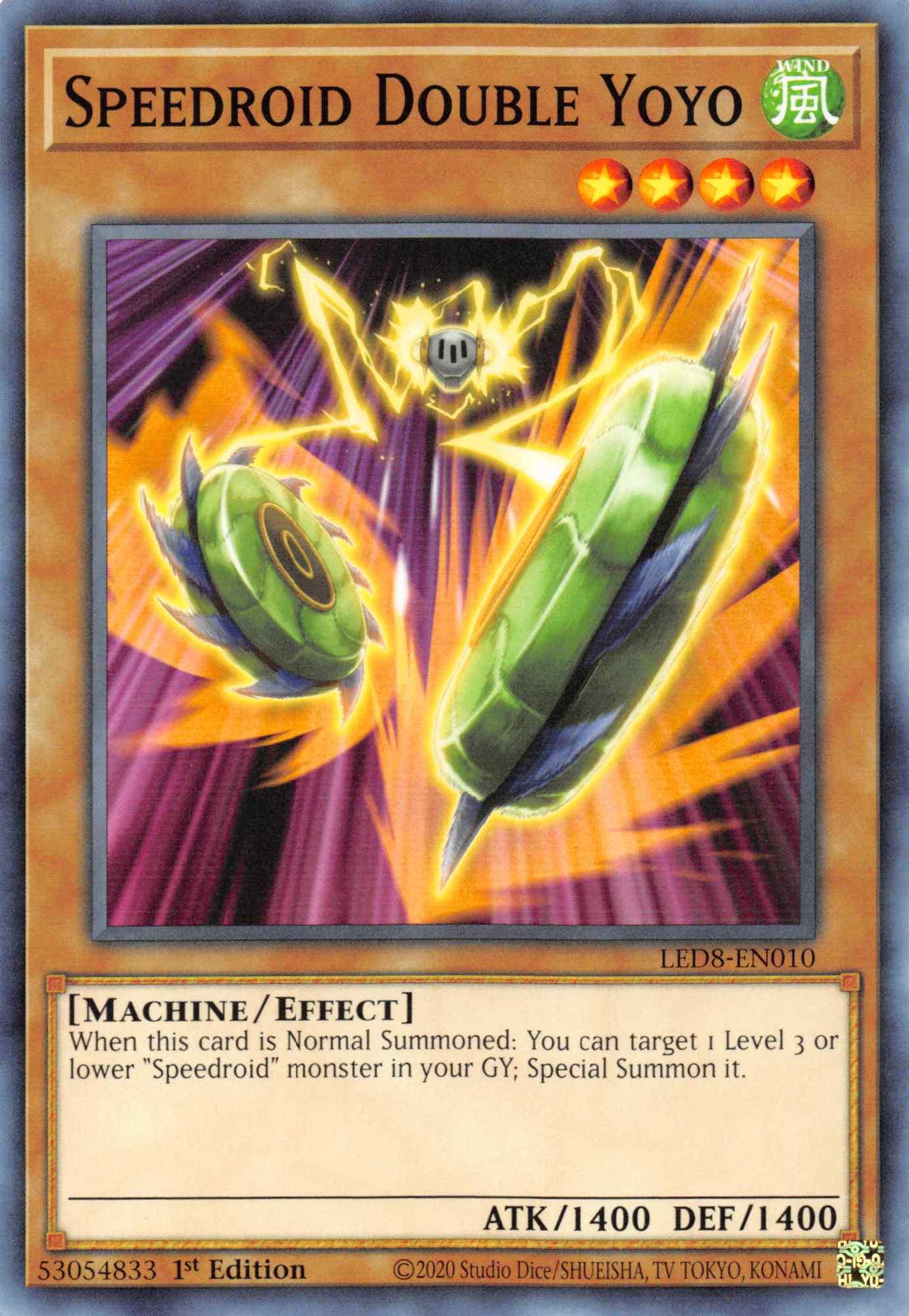 Speedroid Double Yoyo [LED8-EN010] Common - Josh's Cards