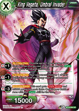 King Vegeta, Umbral Invader (Uncommon) (BT13-064) [Supreme Rivalry] Parallel Foil