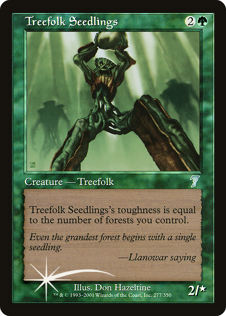 Treefolk Seedlings [Seventh Edition] Foil