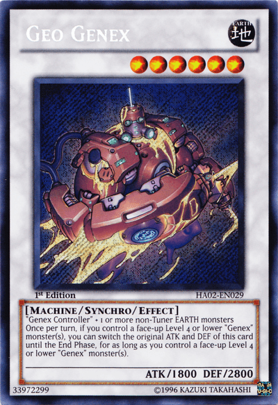 Geo Genex [HA02-EN029] Secret Rare - Josh's Cards