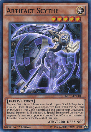Artifact Scythe [MP15-EN001] Super Rare - Josh's Cards
