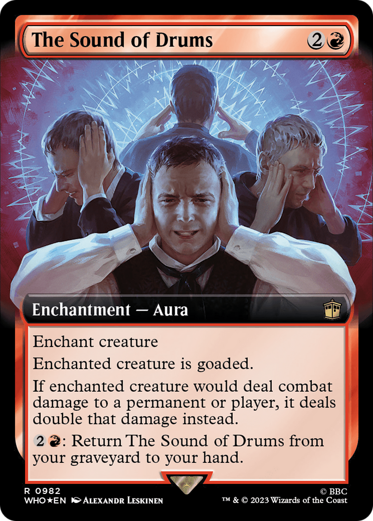 The Sound of Drums (WHO-982) - Doctor Who: (Extended Art) Foil