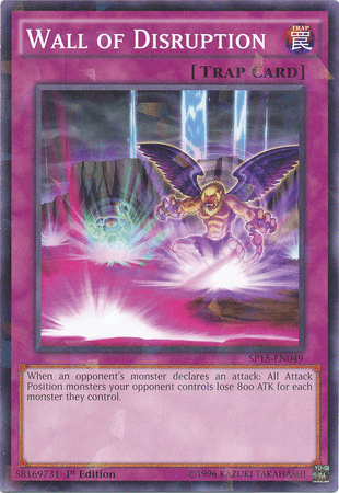 Wall of Disruption [SP15-EN049] Shatterfoil Rare - Josh's Cards