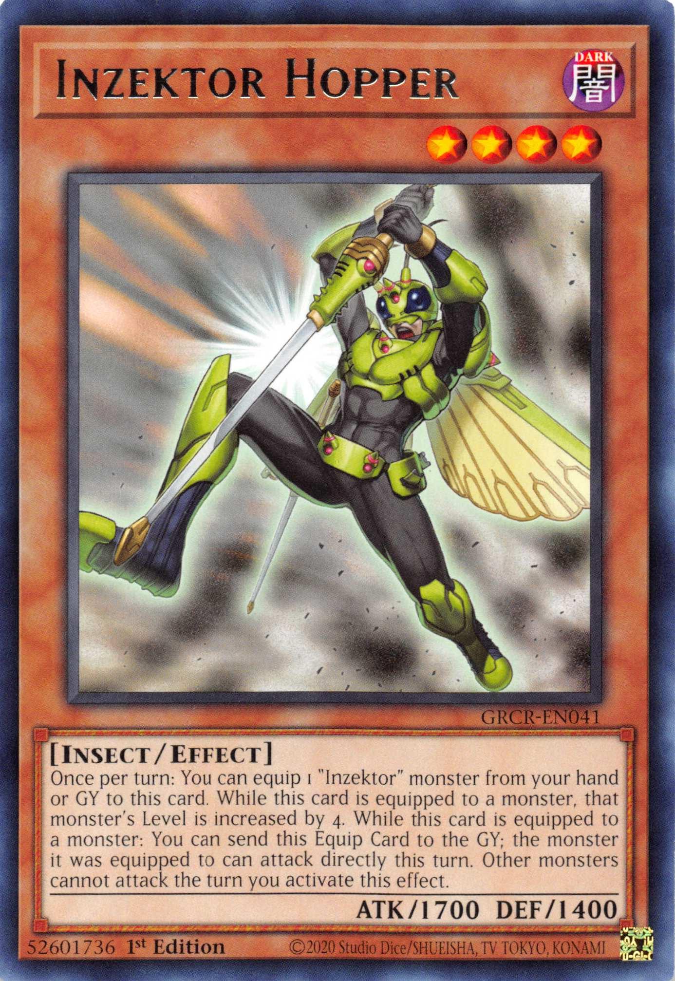 Inzektor Hopper [GRCR-EN041] Rare - Josh's Cards