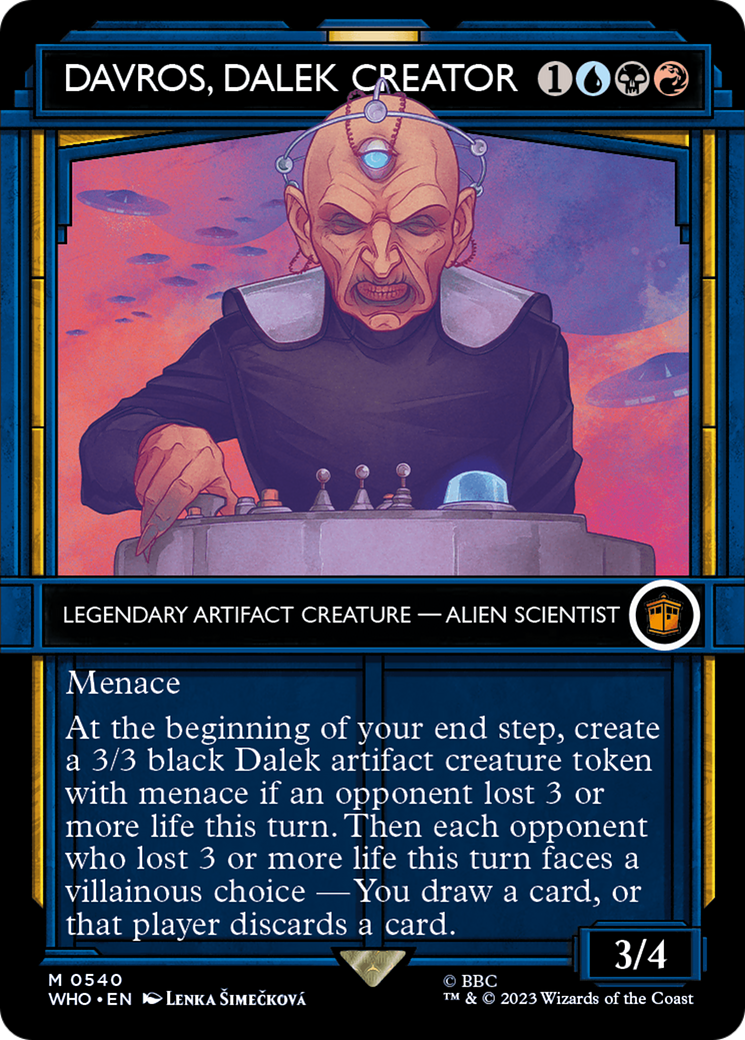 Davros, Dalek Creator (WHO-540) - Doctor Who: (Showcase) (Borderless) Foil