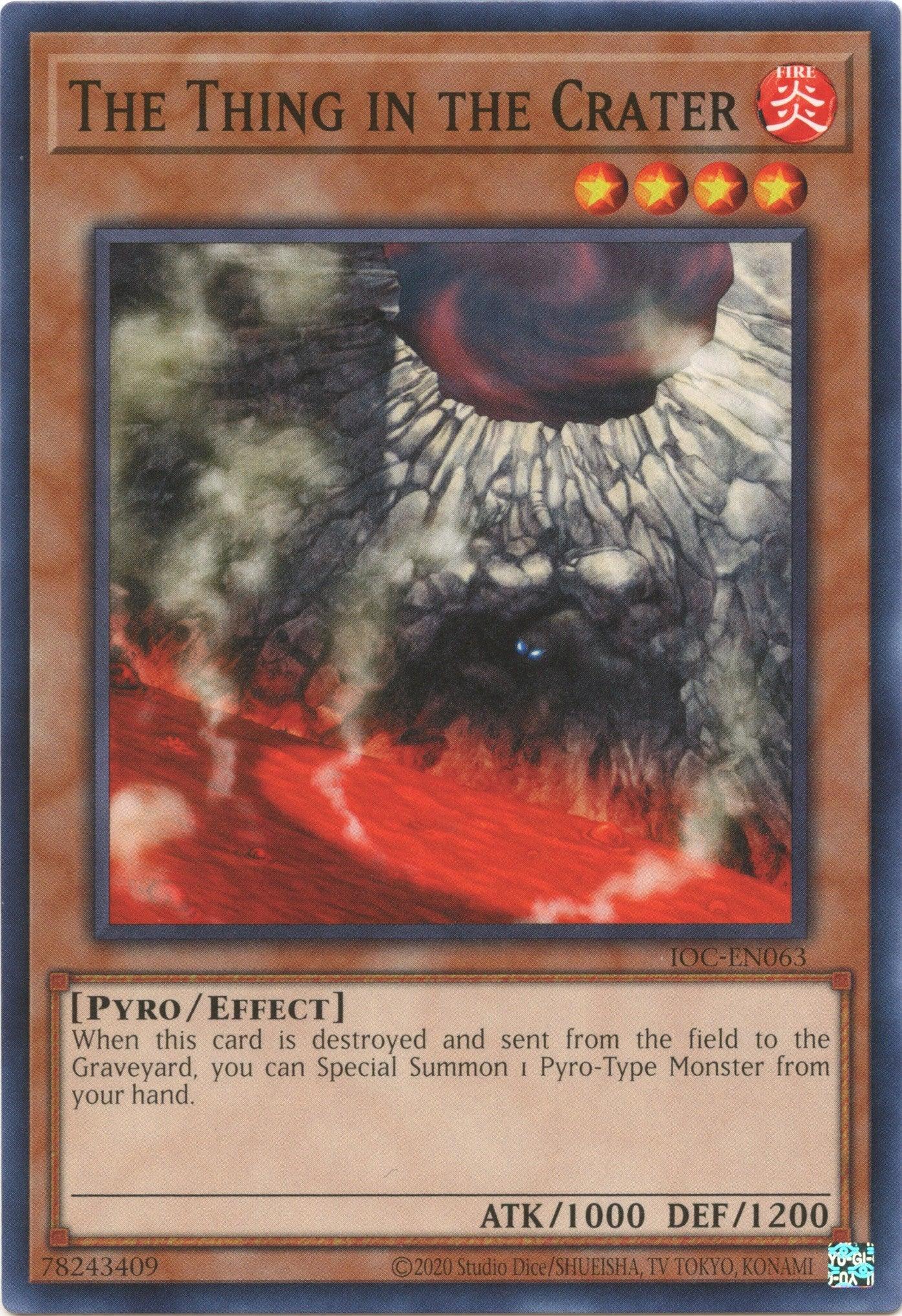 The Thing in the Crater (25th Anniversary) [IOC-EN063] Common - Josh's Cards