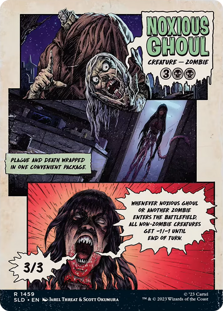 Noxious Ghoul // Noxious Ghoul (SLD-1459) - Secret Lair Drop: (Full Art) (Borderless) Foil