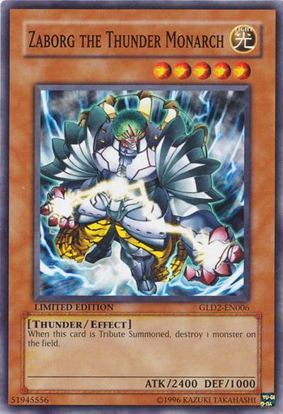 Zaborg the Thunder Monarch [GLD2-EN006] Common - Josh's Cards