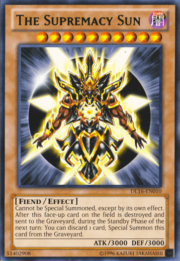 The Supremacy Sun (Green) [DL16-EN010] Rare - Josh's Cards