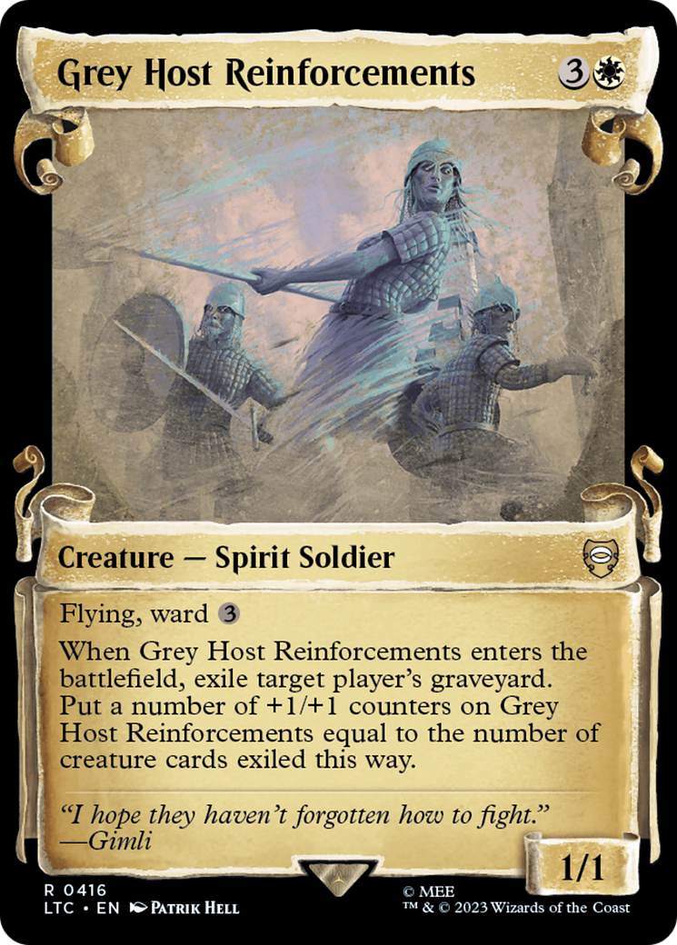 Grey Host Reinforcements (LTC-416) - Tales of Middle-earth Commander: (Showcase)