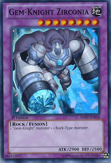 Gem-Knight Zirconia [HA07-EN018] Super Rare - Josh's Cards