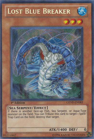 Lost Blue Breaker [GENF-EN083] Secret Rare - Josh's Cards