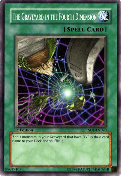 The Graveyard in the Fourth Dimension [SD1-EN020] Common - Josh's Cards