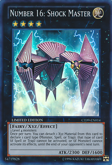 Number 16: Shock Master [CT09-EN014] Super Rare - Josh's Cards
