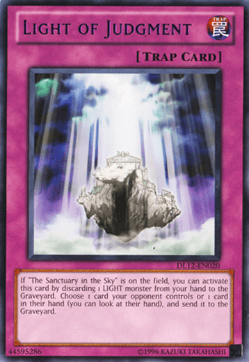 Light of Judgment (Purple) [DL12-EN020] Rare - Josh's Cards