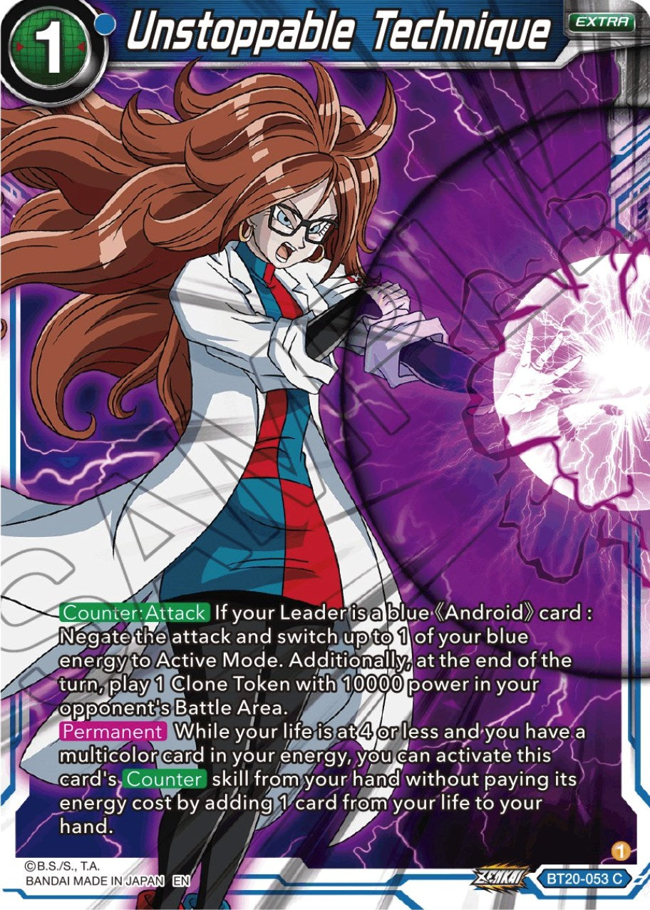 Unstoppable Technique (BT20-053) [Power Absorbed] Parallel Foil