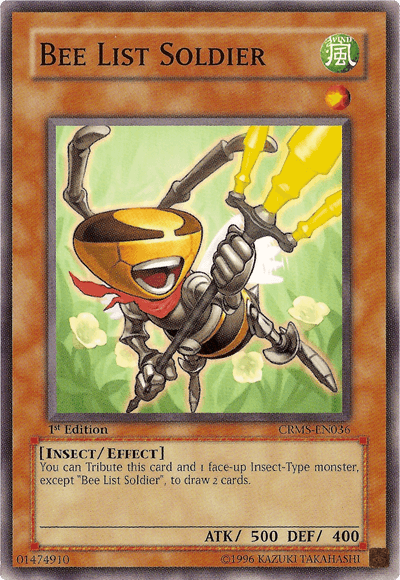 Bee List Soldier [CRMS-EN036] Common - Josh's Cards