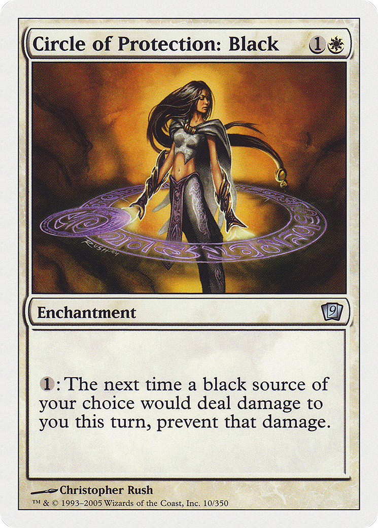 Circle of Protection: Black [Ninth Edition] Foil