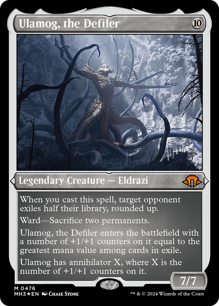 Ulamog, the Defiler (Foil Etched) [Modern Horizons 3] Foil