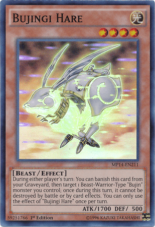 Bujingi Hare [MP14-EN211] Super Rare - Josh's Cards