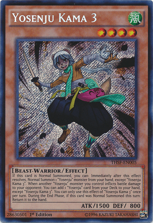 Yosenju Kama 3 [THSF-EN005] Secret Rare - Josh's Cards