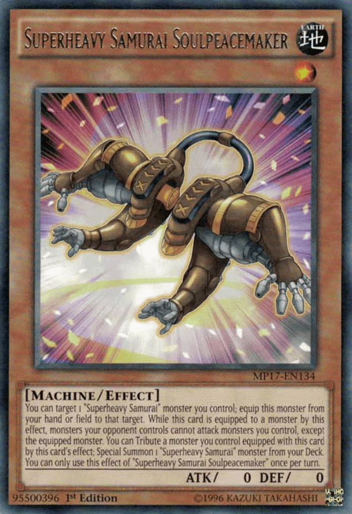 Superheavy Samurai Soulpeacemaker [MP17-EN134] Rare - Josh's Cards