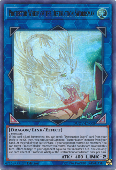 Protector Whelp of the Destruction Swordsman [DUOV-EN008] Ultra Rare - Josh's Cards