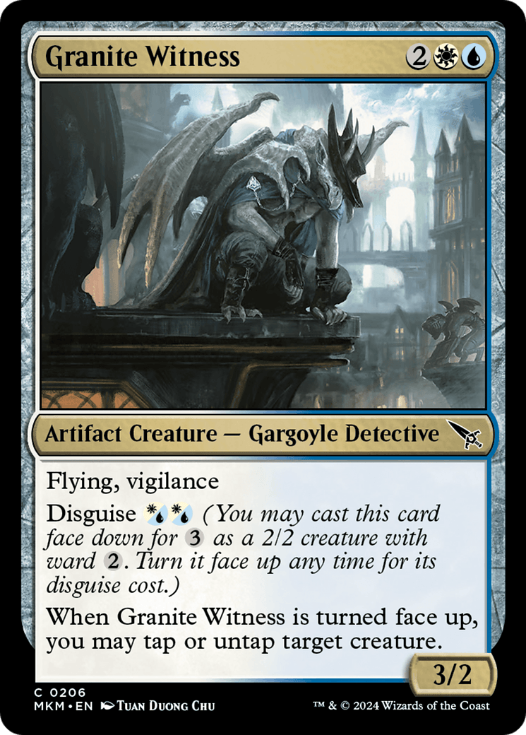 Granite Witness [Murders at Karlov Manor] - Josh's Cards