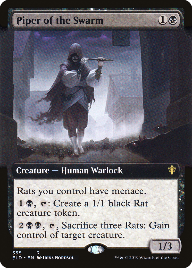 Piper of the Swarm (ELD-355) - Throne of Eldraine: (Extended Art)