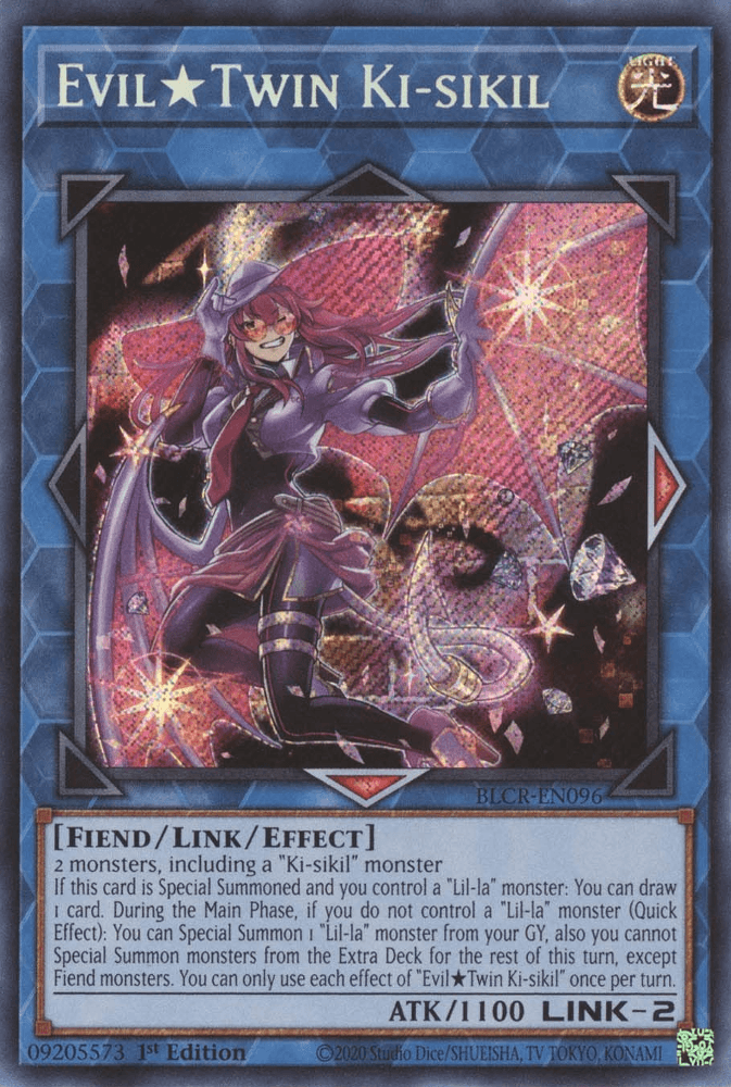 Evil Twin Ki-sikil [BLCR-EN096] Secret Rare - Josh's Cards