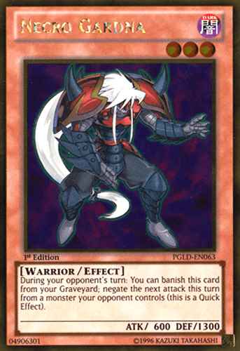 Necro Gardna [PGLD-EN063] Gold Rare - Josh's Cards