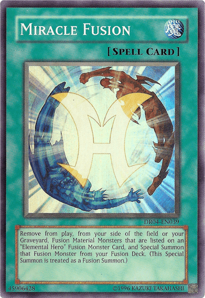 Miracle Fusion [DR04-EN039] Super Rare - Josh's Cards